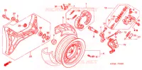 ROUE ARRIERE   BRAS OSCILLANT pour Honda BIG RUCKUS 250 de 2005