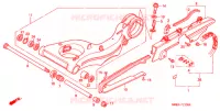 BRAS OSCILLANT pour Honda RVF 400 de 1995