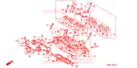 CULASSE DE CYLINDRE ARRIERE pour Honda RVF 400 de 1995