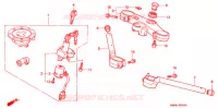 GUIDON   TE DE FOURCHE pour Honda RVF 400 de 1995