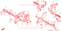 REPOSE PIED pour Honda RVF 400 de 1995