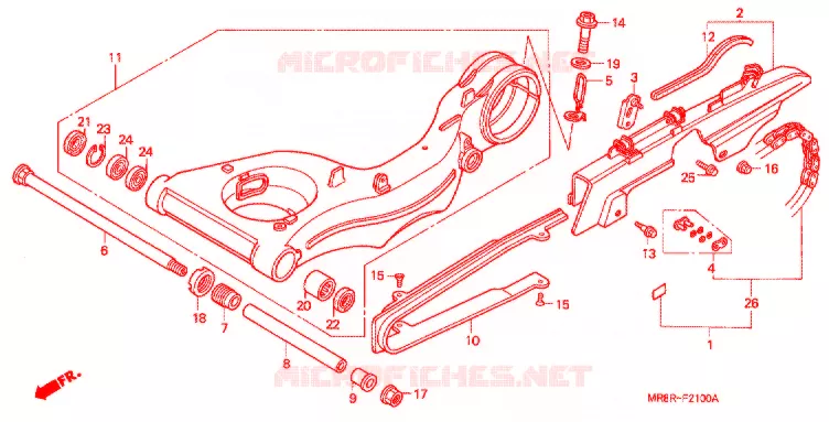 BRAS OSCILLANT Honda MOTO 400 RVF 1994  RVF400RR