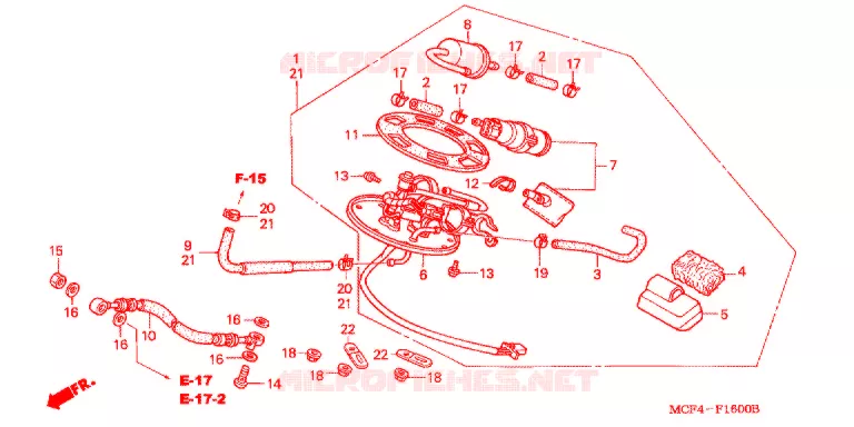POMPE A ESSENCE Honda MOTO 1000 RC 2004  RVT1000R4