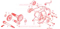 BOITE DE VITESSES pour Honda SA 50 ELITE SR de 1995