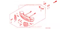 CLIGNOTANT ARRIERE pour Honda SA 50 ELITE SR de 1996