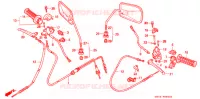 COMMODOS   POIGNEES pour Honda SA 50 ELITE SR de 1996