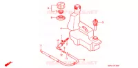 RESERVOIR D'HUILE pour Honda SA 50 ELITE SR de 1996