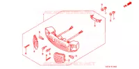 CLIGNOTANT ARRIERE pour Honda SA 50 ELITE SR de 1997