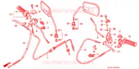 COMMODOS   POIGNEES pour Honda SA 50 ELITE SR de 1997