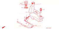 RESERVOIR D'HUILE pour Honda SA 50 ELITE SR de 1997