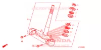 GUIDON   CARENAGE pour Honda SH 150 de 2010