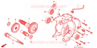 BOITE DE VITESSES pour Honda 50 LIVE DIO WHITE de 1994