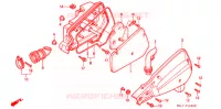 FILTRE A AIR (1) pour Honda 50 LIVE DIO WHITE de 1994
