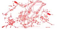 CADRE pour Honda FAZE 250 D de 2009