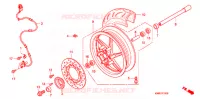 ROUE AVANT pour Honda FAZE 250 D de 2009