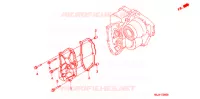 COUVERCLE DE SELECTION  pour Honda ST 1100 de 2002