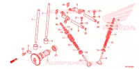 ARBRE A CAMES   SOUPAPE pour Honda FOURTRAX 420 RANCHER 4X4 AT de 2014