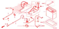 BATTERIE pour Honda FOURTRAX 420 RANCHER 4X4 AT de 2014