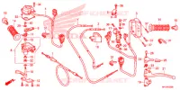 LEVIER DE GUIDON   CABLE   COMMODO pour Honda FOURTRAX 420 RANCHER 4X4 AT de 2014