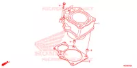 CYLINDRE pour Honda FOURTRAX 420 RANCHER 4X4 ES de 2014
