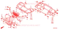 SUPPORT pour Honda FOURTRAX 420 RANCHER 4X4 ES de 2014