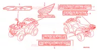 AUTOCOLLANTS pour Honda FOURTRAX 420 RANCHER 4X4 Electric Shift CAMO de 2008