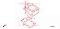 CYLINDRE pour Honda FOURTRAX 420 RANCHER 4X4 Electric Shift CAMO de 2008
