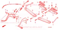REPOSE PIED   PEDALE pour Honda FOURTRAX 420 RANCHER 4X4 Electric Shift CAMO de 2008