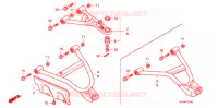 TRIANGLES AVANT pour Honda FOURTRAX 420 RANCHER 4X4 Electric Shift CAMO de 2008