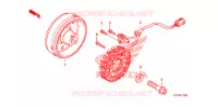 ALTERNATEUR pour Honda FOURTRAX 420 RANCHER 4X4 Electric Shift CAMO de 2009