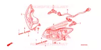 PHARE pour Honda FOURTRAX 420 RANCHER 4X4 Electric Shift CAMO de 2009