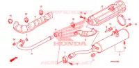 SILENCIEUX D'ECHAPPEMENT pour Honda FOURTRAX 420 RANCHER 4X4 Electric Shift CAMO de 2009