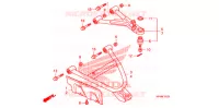 TRIANGLES AVANT (4WD) pour Honda FOURTRAX 420 RANCHER 4X4 Electric Shift CAMO de 2009