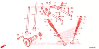 ARBRE A CAMES   SOUPAPE pour Honda FOURTRAX 420 RANCHER 4X4 Manual Shift de 2014