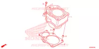 CYLINDRE pour Honda FOURTRAX 420 RANCHER 4X4 Manual Shift de 2014