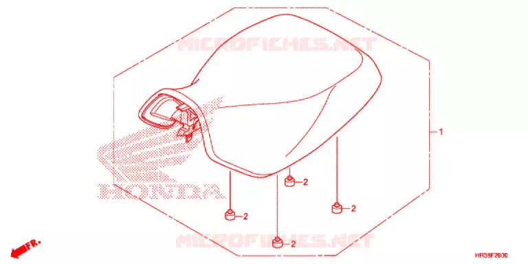 SELLE Honda ATV 420 FOURTRAX 2016  TRX420FM1G