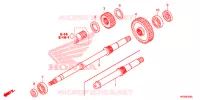 ARBRE DE SORTIE pour Honda FOURTRAX 420 RANCHER 4X4 Manual Shift de 2016