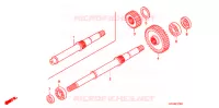 ARBRE DE SORTIE pour Honda FOURTRAX 420 RANCHER 4X4 Manual Shift de 2008