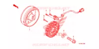 ALTERNATEUR pour Honda FOURTRAX 420 RANCHER 4X4 Manual Shift CAMO de 2010