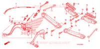 PEDALE   REPOSE PIED pour Honda FOURTRAX 420 RANCHER 4X4 Manual Shift CAMO de 2010