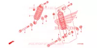 AMORTISSEUR ARRIERE pour Honda FOURTRAX 420 RANCHER 4X4 AT PS CAMO de 2009