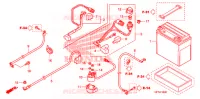 BATTERIE pour Honda FOURTRAX 420 RANCHER 4X4 AT PS CAMO de 2009