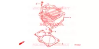 CYLINDRE pour Honda FOURTRAX 420 RANCHER 4X4 AT PS CAMO de 2009
