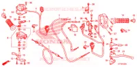 LEVIER DE GUIDON   CABLE   COMMODO pour Honda FOURTRAX 420 RANCHER 4X4 AT PS CAMO de 2009