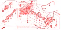 ENGRENAGE FINAL ARRIERE pour Honda FOURTRAX 420 RANCHER 4X4 AT PS de 2009