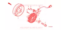 ALTERNATEUR pour Honda FOURTRAX 420 RANCHER 4X4 PS CAMO de 2010