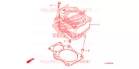 CYLINDRE pour Honda FOURTRAX 420 RANCHER 4X4 PS CAMO de 2010