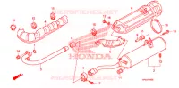 SILENCIEUX D'ECHAPPEMENT pour Honda FOURTRAX 420 RANCHER 4X4 PS CAMO de 2010