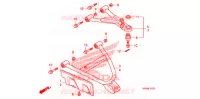 TRIANGLES AVANT (4WD) pour Honda FOURTRAX 420 RANCHER 4X4 PS de 2010