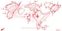 COUVERCLE LATERAL   CAPOT DE RESERVOIR pour Honda FOURTRAX 420 RANCHER 2X4 Electric Shift de 2014